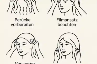 Wie hält eine Perücke eigentlich?